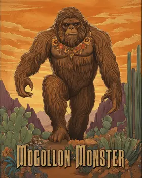 Arizona's Mogollon Monster - Mythical Beasts Wall Art Prints – 8″x10″ Artwork for 11″x14″ Frame