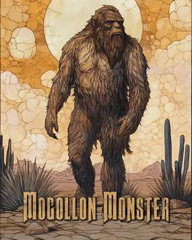 Mogollon Monster - Mythical Beasts Wall Art Prints – 8″x10″ Artwork for 11″x14″ Frame