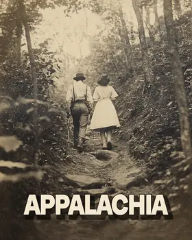 Couple Hiking - Appalachia Souvenir Wall Art Prints – 8″x10″ Artwork for 11″x14″ Frame