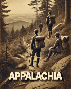 Long Hike - Appalachia Souvenir Wall Art Prints – 8″x10″ Artwork for 11″x14″ Frame