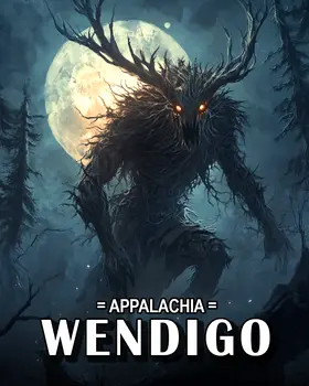 Wendigo - Appalachia Souvenir Wall Art Prints – 8″x10″ Artwork for 11″x14″ Frame