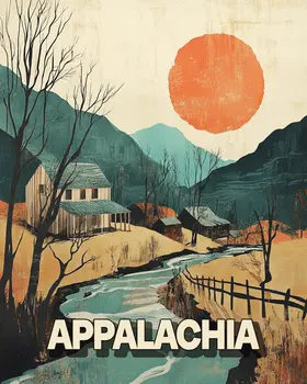 Summer Day - Appalachia Souvenir Wall Art Prints – 8″x10″ Artwork for 11″x14″ Frame