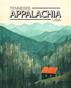 Take Me Home - Appalachia Souvenir Wall Art Prints – 8″x10″ Artwork for 11″x14″ Frame