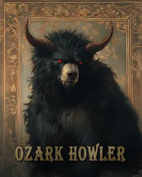 Ozark Howler Portrait - Mythical Beasts Wall Art Prints – 8″x10″ Artwork for 11″x14″ Frame
