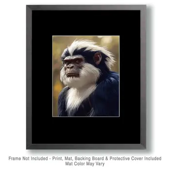 Everglades Skunk Ape - Mythical Beasts Wall Art Prints – 8″x10″ Artwork for 11″x14″ Frame