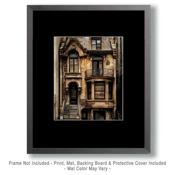 Vintage Architecture #15 Wall Art Prints - 8"x10" Art Print for 11"x14" Frame