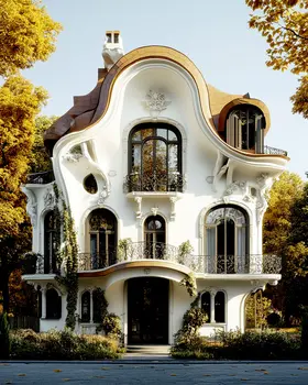 Vintage Architecture #20 Wall Art Prints - 8"x10" Art Print for 11"x14" Frame