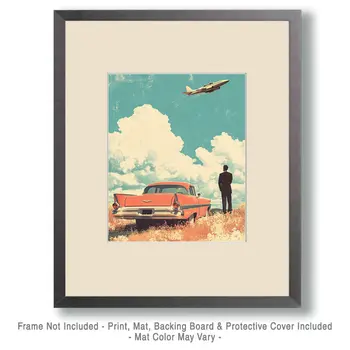 Modern Era - Vintage Art Prints - 8"x10" Art Print for 11"x14" Frame
