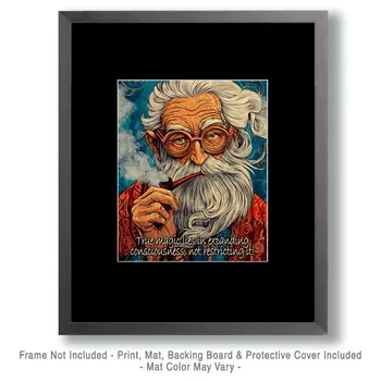 Wizard Logic "True Magic" Wall Art Prints – 8″x10″ Artwork for 11″x14″ Frame