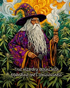 Wizard Logic "True Wizardry" Wall Art Prints – 8″x10″ Artwork for 11″x14″ Frame
