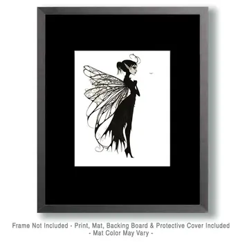 Fairy Giving Advice - Fairies Wall Art Prints – 8″x10″ Artwork for 11″x14″ Frame