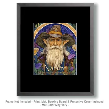 Nature - Wizard Logic Wall Art Prints – 8″x10″ Artwork for 11″x14″ Frame