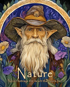 Nature - Wizard Logic Wall Art Prints – 8″x10″ Artwork for 11″x14″ Frame