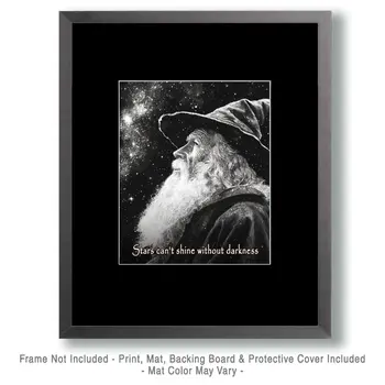 Star Shine - Wizard Logic Wall Art Prints – 8″x10″ Artwork for 11″x14″ Frame