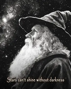 Star Shine - Wizard Logic Wall Art Prints – 8″x10″ Artwork for 11″x14″ Frame