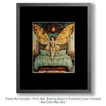 High Fairy - Bedroom Art Prints – 8″x10″ Artwork in 11″x14″ Mat