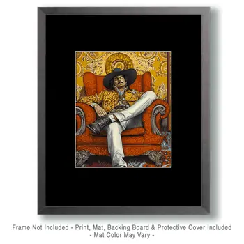 Cowboy #2 - Bedroom Art Prints – 8″x10″ Artwork in 11″x14″ Mat