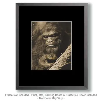 Double Trouble - Bigfoot Art Prints – 8″x10″ Artwork in 11″x14″ Mat