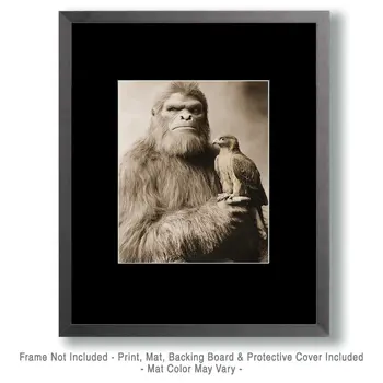 Bigfoot in a Tree Art Prints - 8"x10" Artwork for 11"x14" Frame