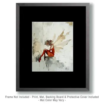 Southwest Mesa Fairy - Southwestern Fairies Wall Art Prints – 8″x10″ Artwork for 11″x14″ Frame