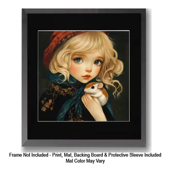 Snake Eyes: Big Eyes Low Brow, High Brow Art Wall Art Prints - 8"x10" Art Print for 11"x14" Frame