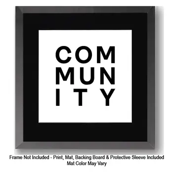 Knowledge, Eye Chart Art Wall Art Prints – 8″x10″ Artwork in 11″x14″ Mat