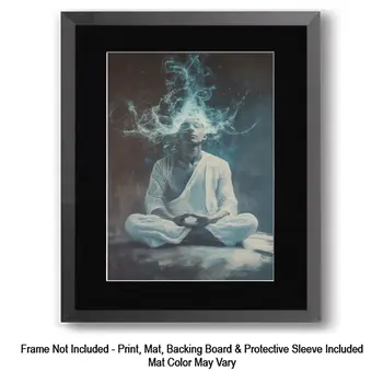 Perfect Mediation - Zen Art for Meditation Home Decor Wall Art Prints – 8″x10″ Artwork – 11″x14″ Matte
