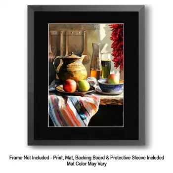 Western Skull Still Life  – 8″x10″ Artwork in 11″x14″ Mat