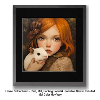 Snake Eyes: Big Eyes Low Brow, High Brow Art Wall Art Prints - 8"x10" Art Print for 11"x14" Frame