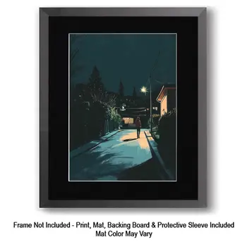 Stillness - Tranquility Art for Self-Care Home Decor Wall Art Prints – 8″x10″ Artwork – 11″x14″ Matte