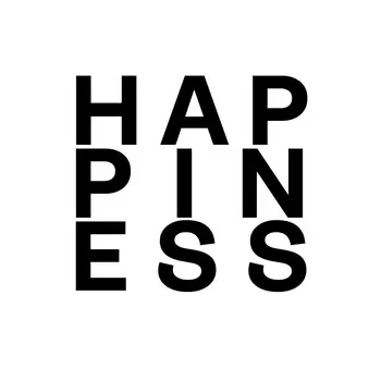 Happiness, Eye Chart Art Wall Art Prints – 8″x10″ Artwork in 11″x14″ Mat
