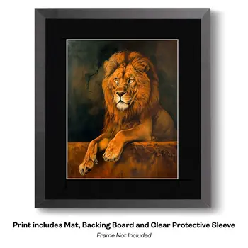Stylized Bear with Snack - Animal Kingdom Wall Art Prints, from Cute to Majestic – 8″x10″ Artwork for 11″x14″ Frame