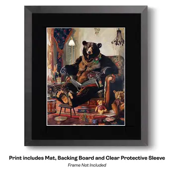 Climbing Koala Bear - Animal Kingdom Wall Art Prints, from Cute to Majestic – 8″x10″ Artwork for 11″x14″ Frame