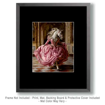 Dancing Horse - Animal Elite Wall Art Prints – 8″x10″ Artwork for 11″x14″ Frame