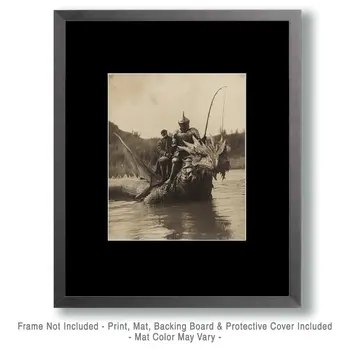 Draco Ferry - Dragon Wall Art Prints – 8″x10″ Artwork for 11″x14″ Frame