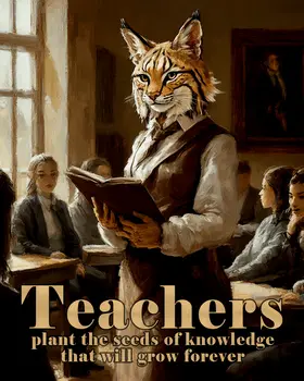 Teachers plant the seeds of knowledge that will grow forever - Teacher & Education Art Prints - 8"x10" Artwork for 11"x14" Frame