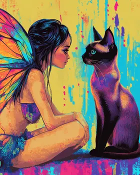 The Feeling is Mutual - Fairies Wall Art Prints – 8″x10″ Artwork for 11″x14″ Frame