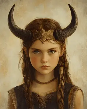 Freya's Sister - Freya the Norse Goddess Wall Art Prints – 8″x10″ Artwork for 11″x14″ Frame