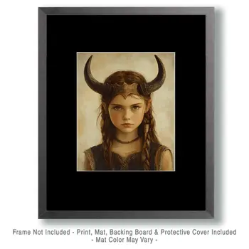 Freya's Sister - Freya the Norse Goddess Wall Art Prints – 8″x10″ Artwork for 11″x14″ Frame