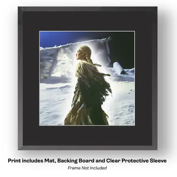 Freya with Feathered Cloak -  Fantasy Art Prints – 8″x8″ Artwork in 12″x12″ Mat