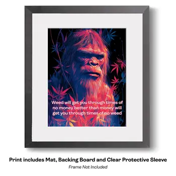 420 Somewhere Blissed Out – 420 8″x10″ Artwork for 11″x14″ Frame