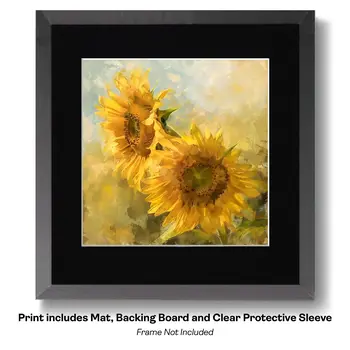 Flowering Desert Cactus with Pink Flowers 8"x10" Floral Art Print for 11"x14" Frame