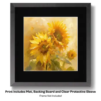 Flowering Desert Cactus with Pink Flowers 8"x10" Floral Art Print for 11"x14" Frame