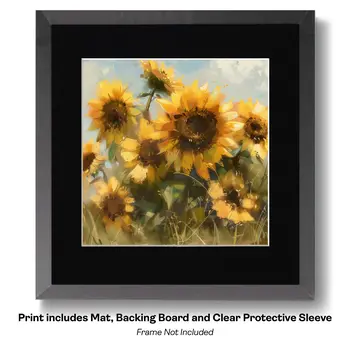 Flowering Desert Cactus with Pink Flowers 8"x10" Floral Art Print for 11"x14" Frame