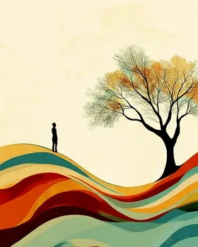70's Eco Art - Nature Art Prints - 8"x10" Artwork for 11"x14" Frame