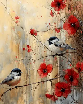 Chicadee dee dee dee - Nature Art Prints - 8"x10" Artwork for 11"x14" Frame
