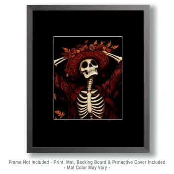 Good to be Dead - Skull & Skeleton Art Prints - 8"x10" Art Print for 11"x14" Frame