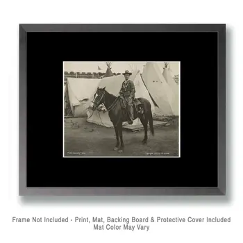 Calamity Jane - Authentic Western Wall Art Prints – 8″x10″ Artwork for 11″x14″ Frame