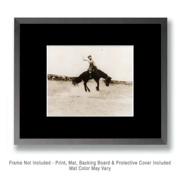 Kitty Canutt on Winnemucca - Authentic Western Wall Art Prints – 8″x10″ Artwork for 11″x14″ Frame