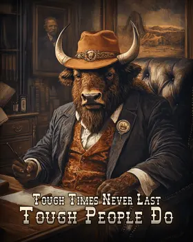 Tough People - Animals in Business Art Prints - 8"x10" Artwork for 11"x14" Frame